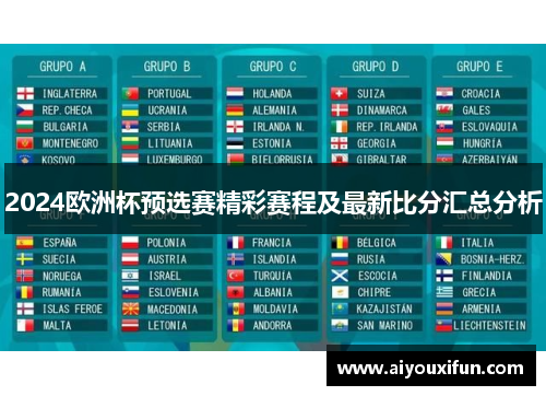 2024欧洲杯预选赛精彩赛程及最新比分汇总分析